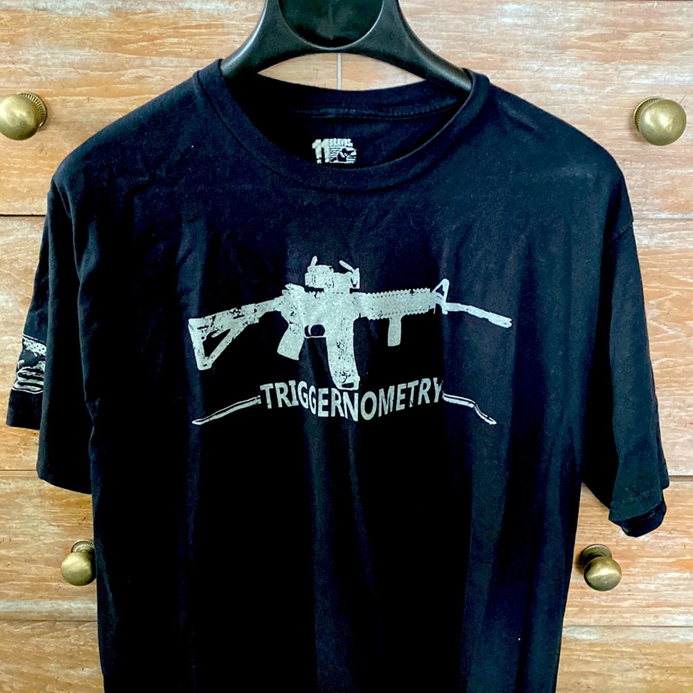 11 Bravos Black Short Sleeve T